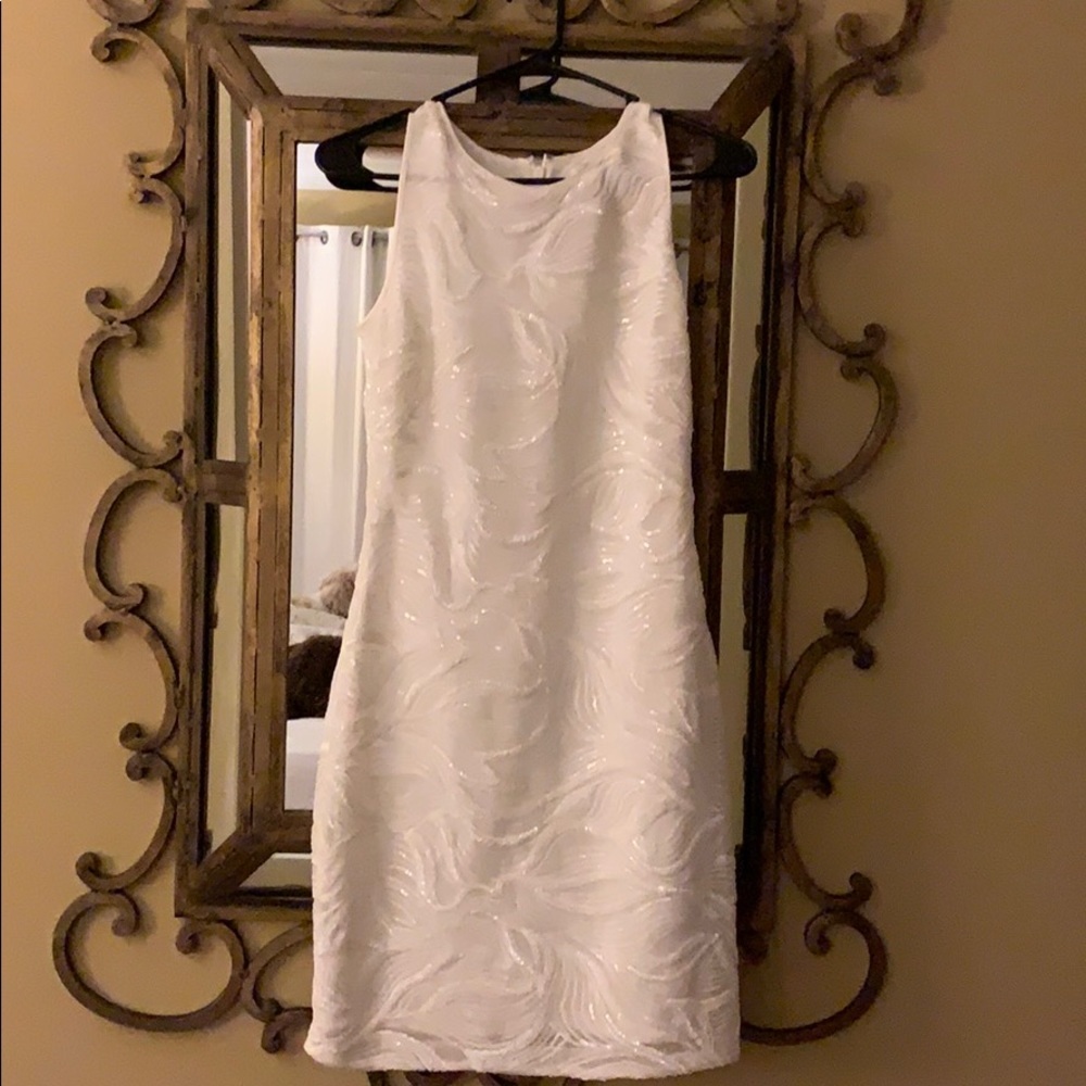 Badgley Mischka White Dress